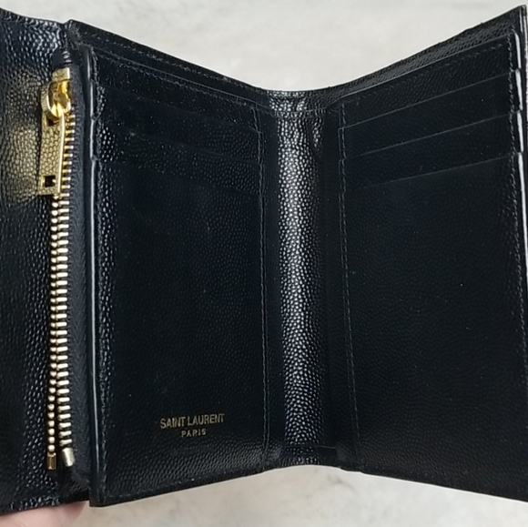 SOLD - YSL TRIFOLD WALLET - Picture 2 of 6